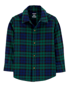 Toddler Plaid Twill Button-Down Shirt, image 2 of 4 slides