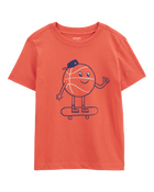 Toddler Boy Basketball Short-Sleeve Graphic Tee - Orange, image 1 of 3 slides