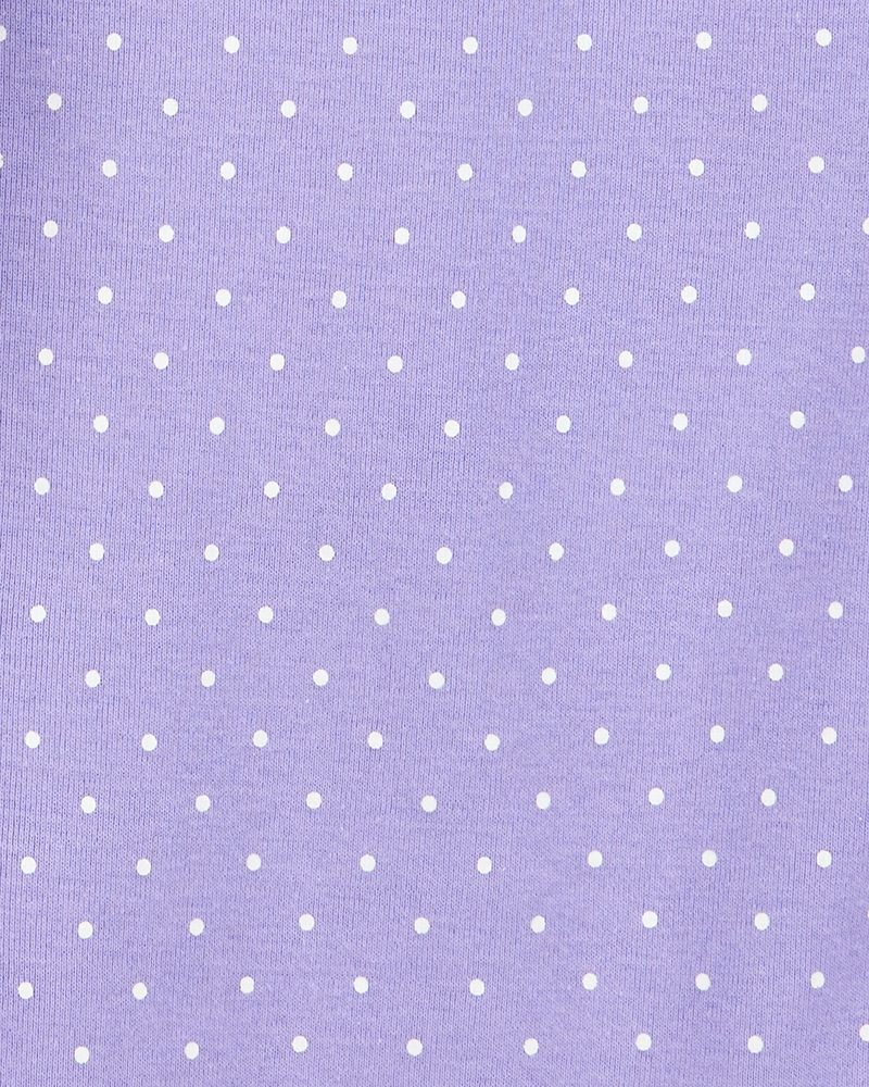 Baby Girl 5-Pack Floral Polka Dot Short-Sleeve Bodysuits, image 5 of 7 slides