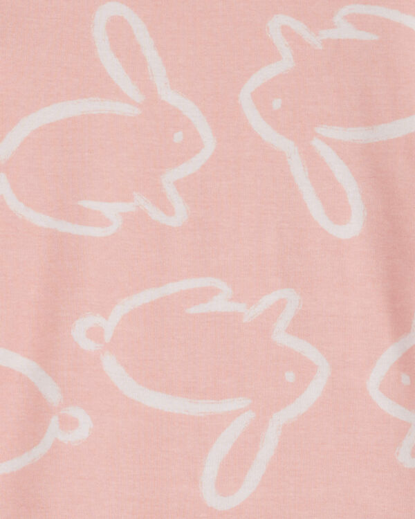 Pink Baby 2Piece Bunny 100 Snug Fit Cotton Pajamas