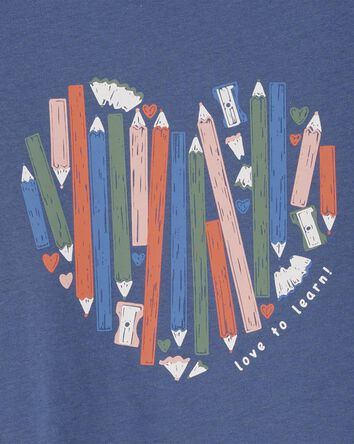 Kid Heart Pencil Graphic Tee, 