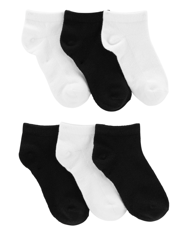Kid 6-Pack No-Show Socks, image 1 of 2 slides