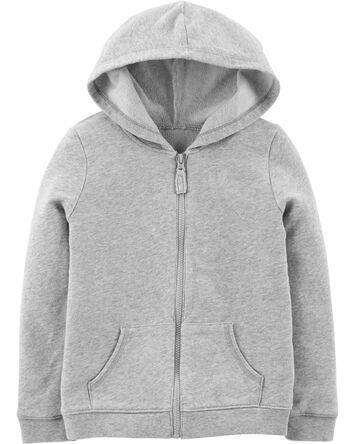 Kid Zip-Up French Terry Hoodie, 