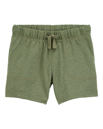 Toddler Pull-On French Terry Shorts - Green, 