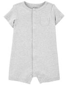 Baby Striped Snap-Up Romper, image 1 of 3 slides