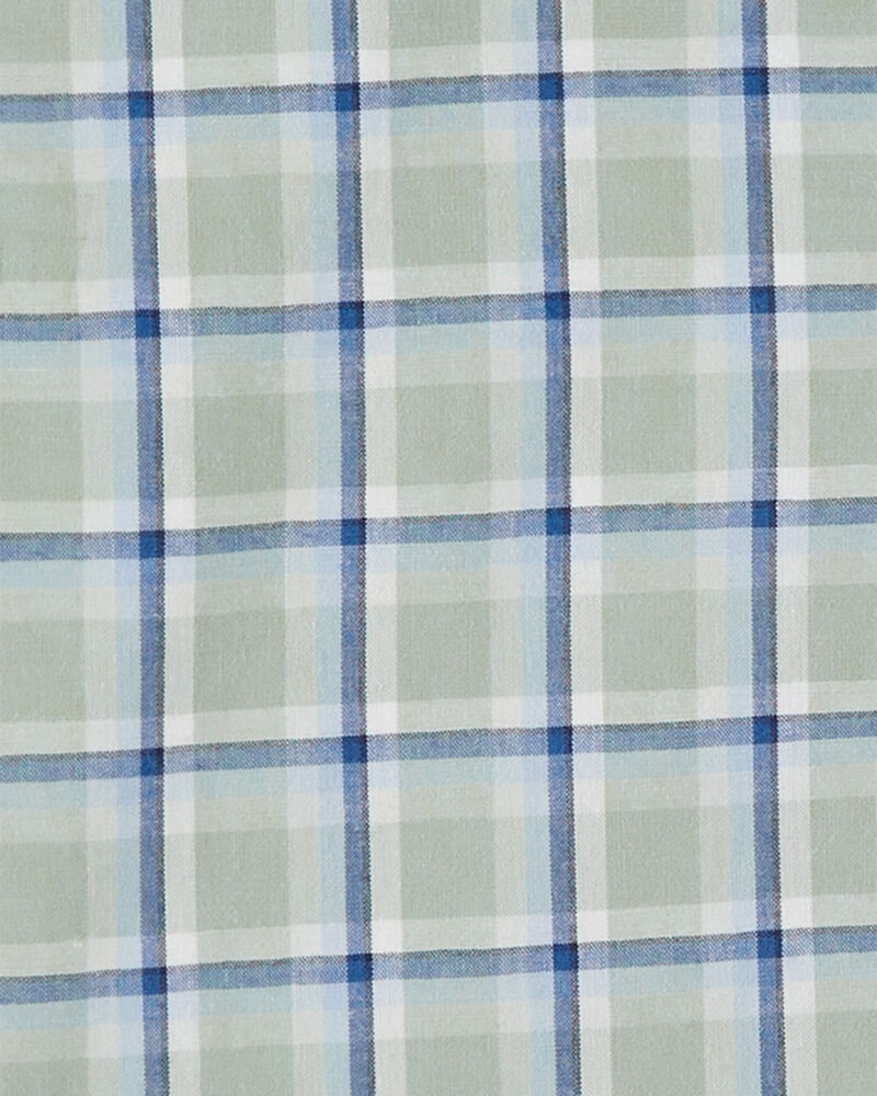 Toddler Plaid Button-Front Shirt, image 3 of 4 slides