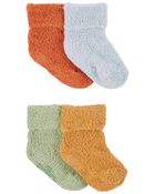 Baby 4-Pack Booties, image 1 of 2 slides