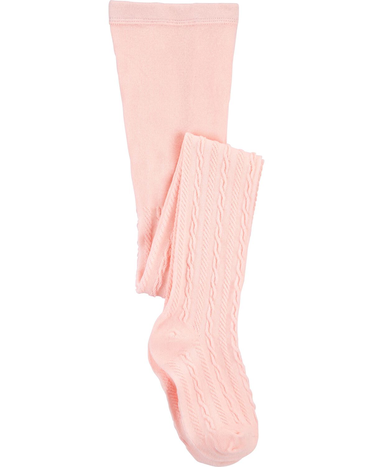 Pink Baby Cable Knit Tights