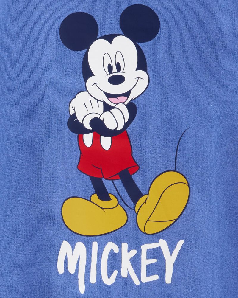 Toddler Disney© Mickey Mouse Snug-Fit Cotton 2-Piece Pajamas - Blue, image 2 of 3 slides