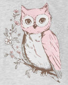 Kid Owl Long-Sleeve Graphic Tee, image 2 of 3 slides