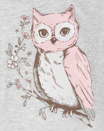 Kid Owl Long-Sleeve Graphic Tee, 