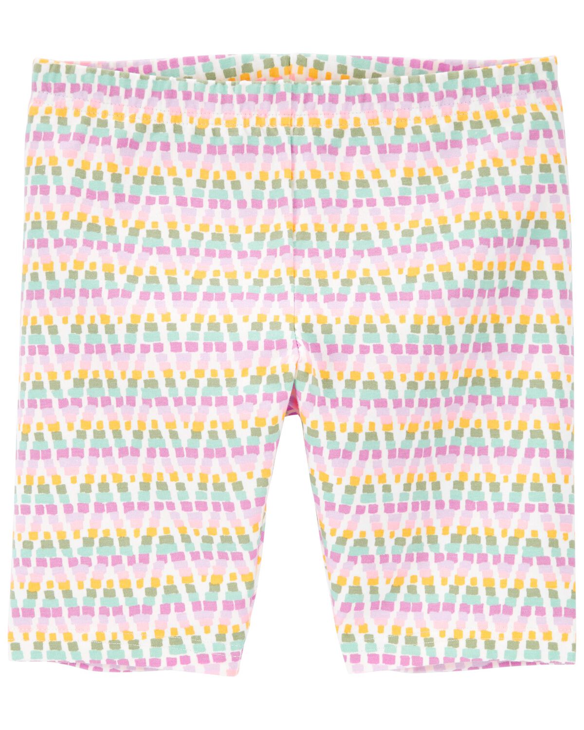 Rainbow Chevron Kid Bike Shorts