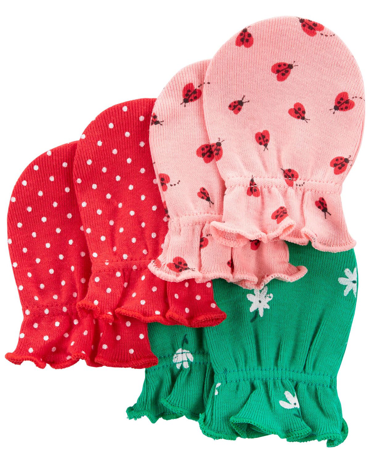 Multi Baby 3Pack Mittens