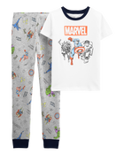Kid 2-Piece ©MARVEL 100% Snug Fit Cotton Pajamas, image 1 of 3 slides