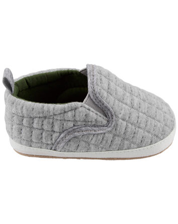 Baby Quilted Slip-On Baby Shoes, 