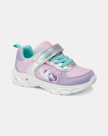 Toddler Girl Light-Up Unicorn Athletic Sneakers, 