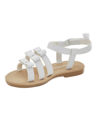 Toddler Strappy Sandals - White, image 7 of 7 slides