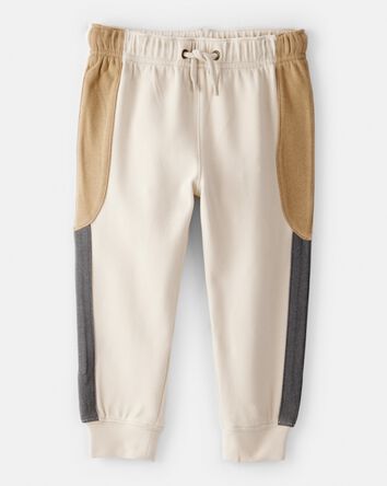 Toddler Boy Colorblock Joggers - Tan, 