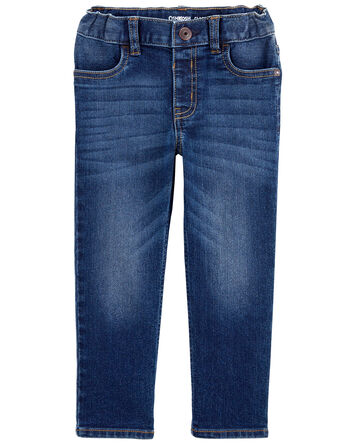 Faded Blue Wash Classic Jeans, 