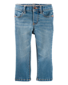 Baby Light Blue Wash Boot-Cut Jeans, image 1 of 4 slides