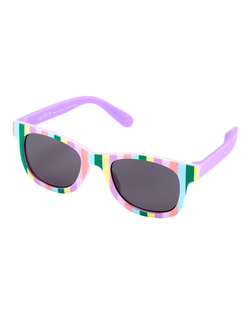 Baby Striped Classic Sunglasses - Purple, 