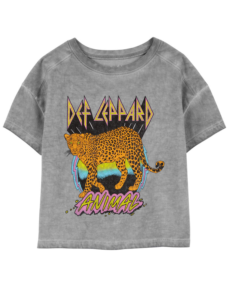 Kid Def Leppard Boxy Fit Graphic Tee, image 1 of 2 slides