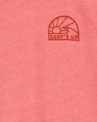 Kid Solid Short-Sleeve Tee - Red, image 2 of 4 slides