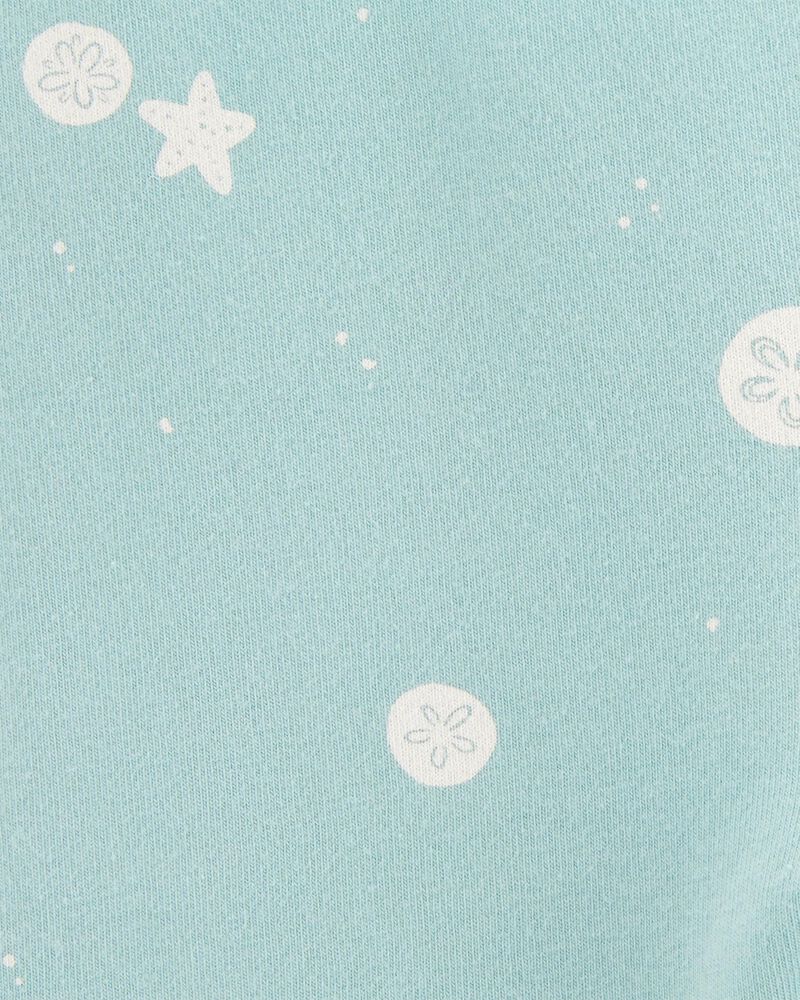 Toddler 2-Piece Seashell Tank & Bike Shorts Set - Turquoise
, image 4 of 8 slides