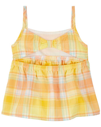 Baby 2-Piece Plaid Set with Bubble Shorts, 