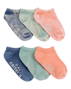 Toddler 6-Pack Tie-Dye No-Show Socks, image 1 of 2 slides