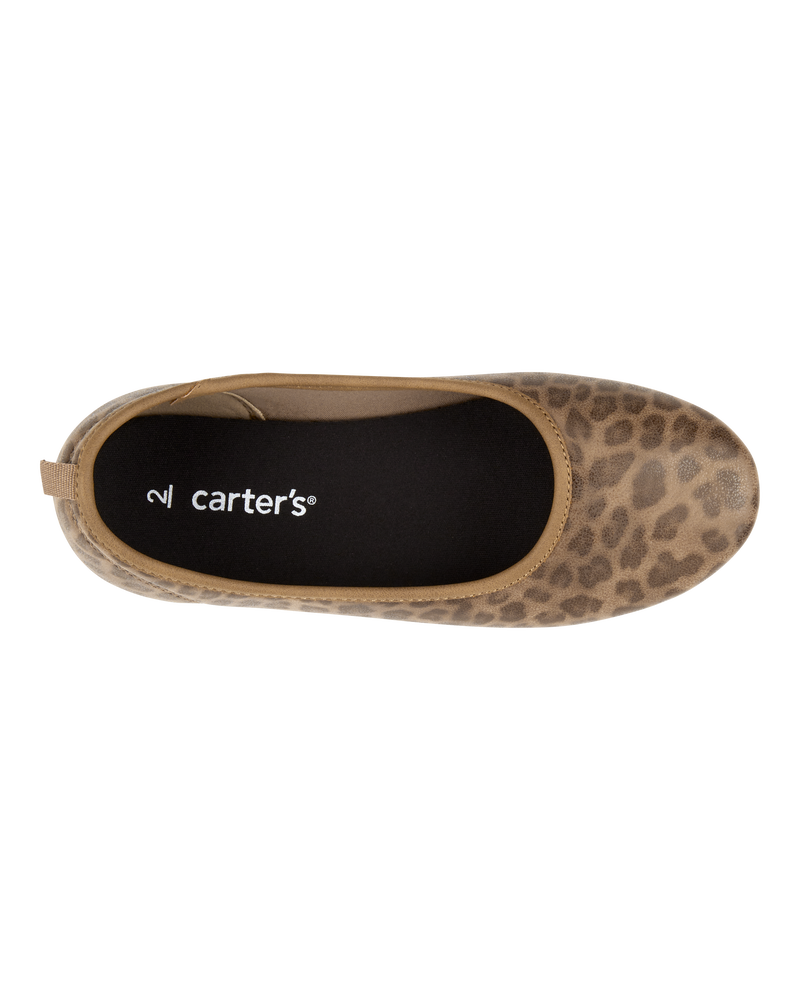 Kid Leopard Ballet Flats, image 4 of 6 slides