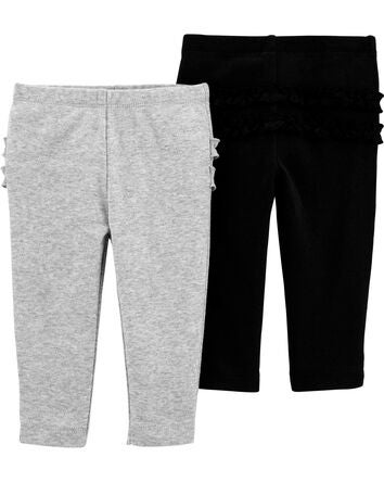 Baby 2-Pack Cotton Pants, 