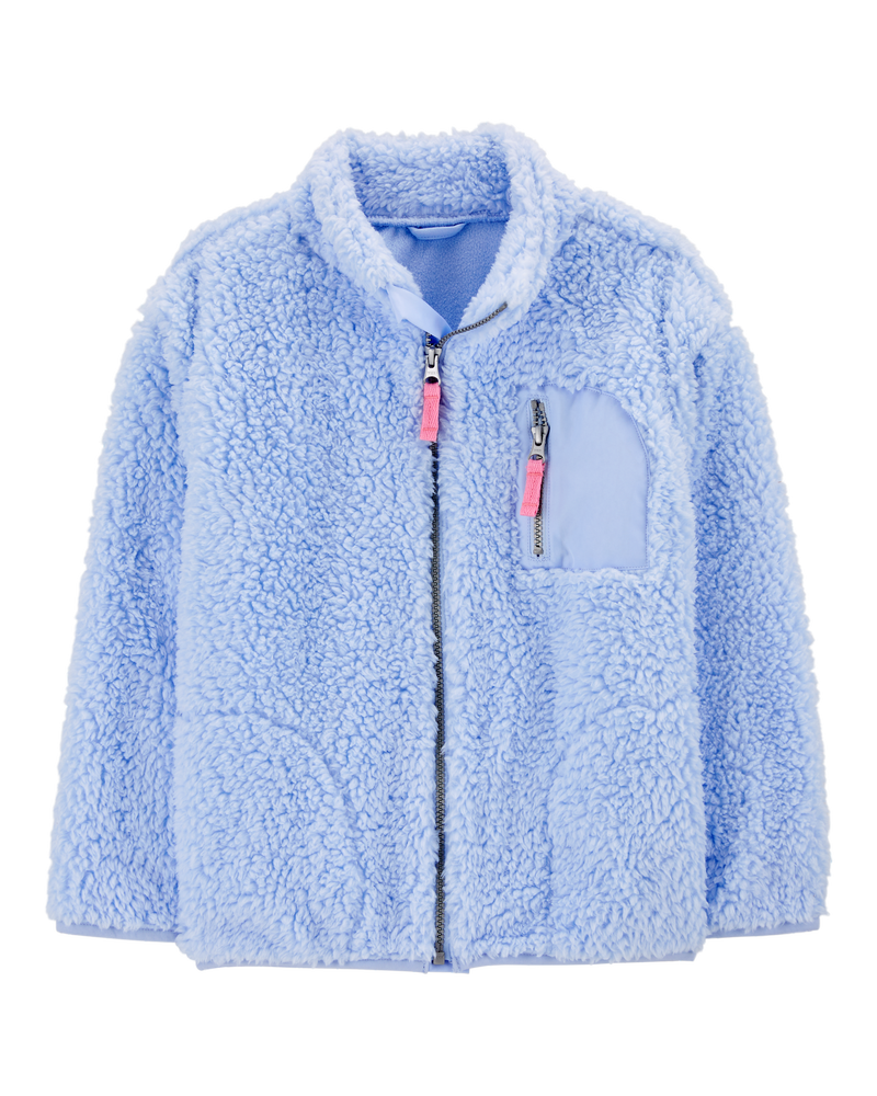 Kid Zip-Up Fleece Jacket, image 1 of 3 slides