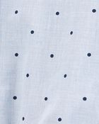 Baby Polka Dot Button-Front Bodysuit, image 3 of 4 slides