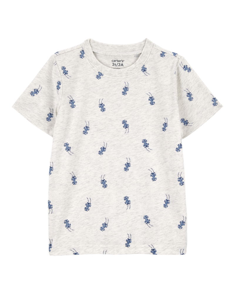 Baby Race Car Short-Sleeve Tee - Grey, image 1 of 3 slides