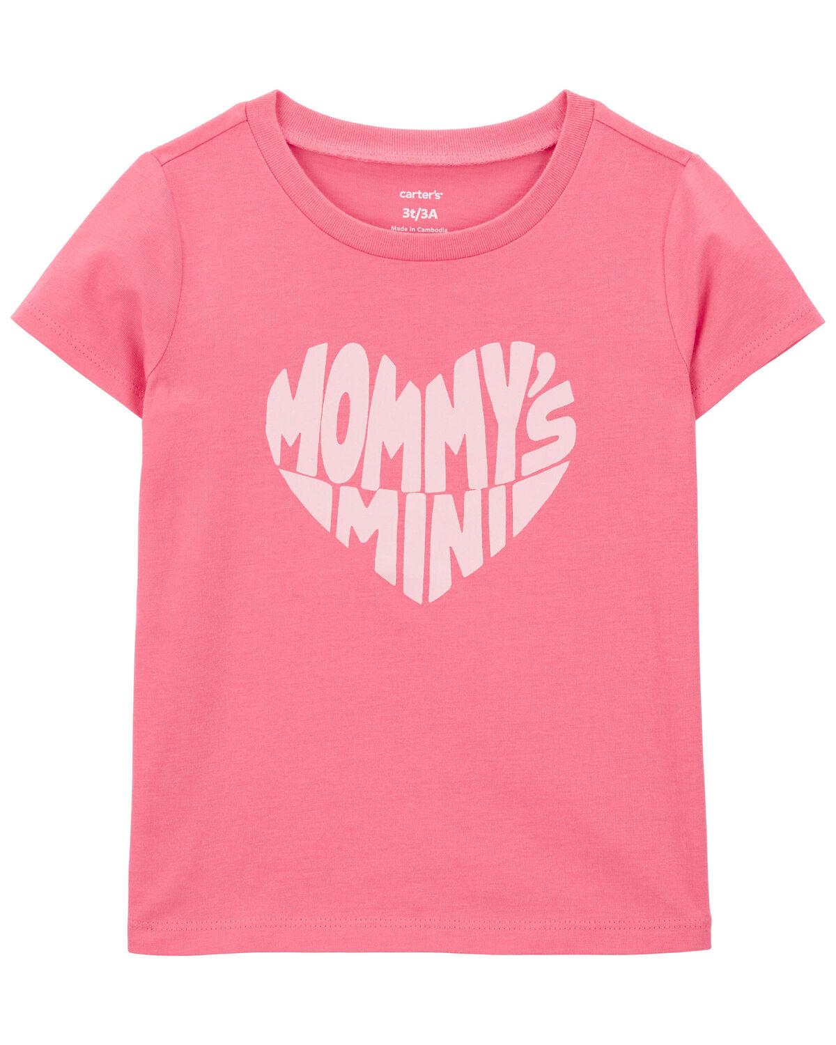 Pink Toddler Mommy's Mini Graphic Tee | carters.com