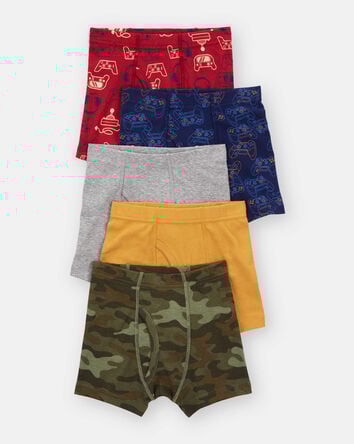 Toddler 5-Pack Boxer Briefs Underwear, 