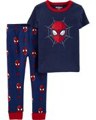 Toddler 2-Piece Spider-Man 100% Snug Fit Cotton Pajamas, image 1 of 3 slides