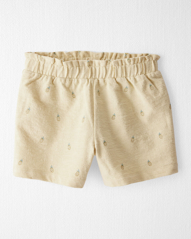 Girls 2-Piece Pineapple-Print Set Made with Organic Cotton, image 2 of 5 slides