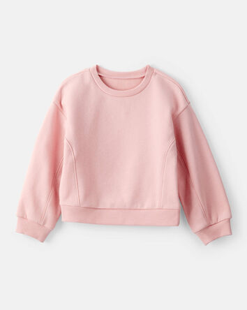 Toddler Girl DayDream Fleece Long-Sleeve Pullover Sweatshirt - Pink, 