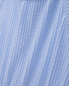 Kid Ribbed Textured Romper - Blue, image 3 of 4 slides