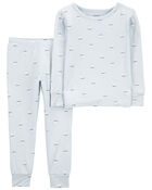 Toddler 2-Piece Sailboat PurelySoft Pajamas, image 1 of 5 slides