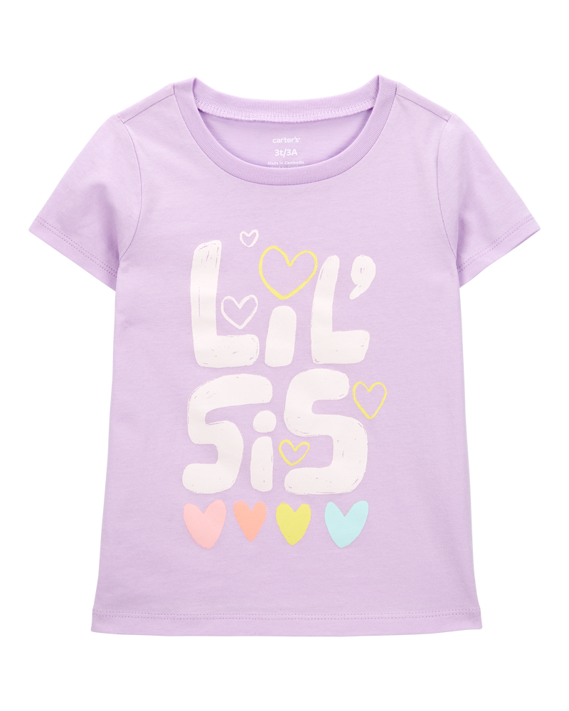 Toddler Lil Sis Graphic Tee, image 1 of 3 slides