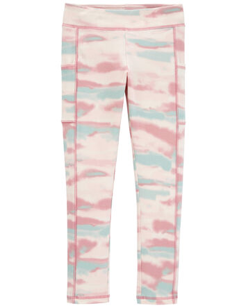 Kid Camo Active Leggings, 