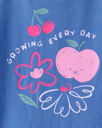 Toddler Girl Growing Every Day Short-Sleeve Graphic Tee - Blue, 
