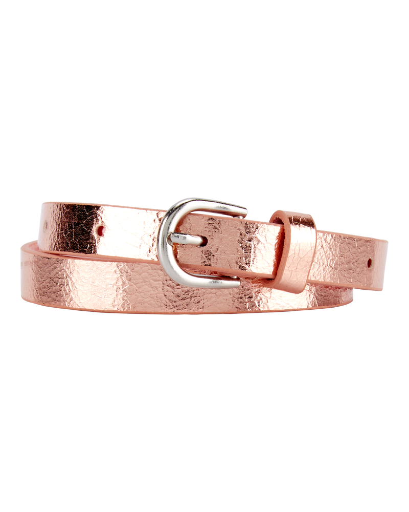 Rose Gold Metallic Belt, image 1 of 1 slides