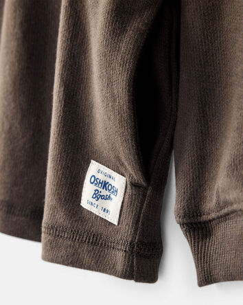Toddler Boy Long-Sleeve Hoodie - Brown, 