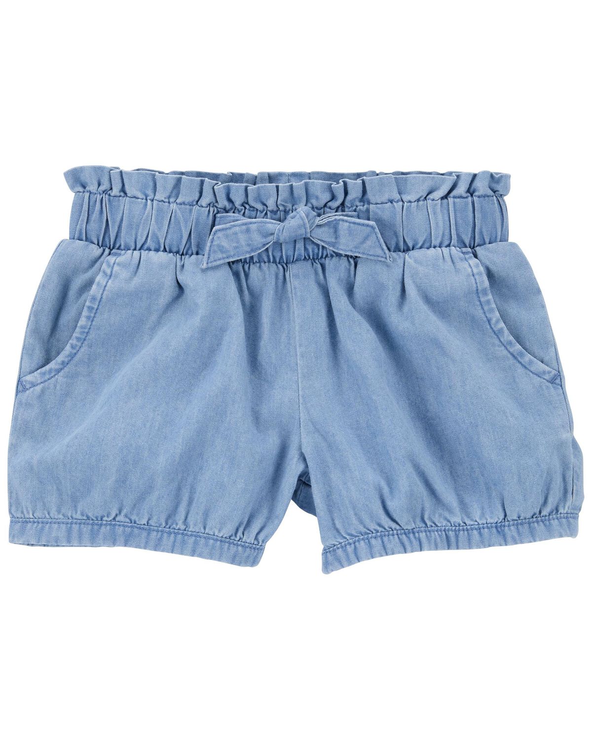 Chambray Baby Chambray PullOn Bubble Shorts