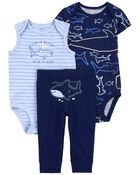 Baby 3-Piece Whale Little Character Set, image 1 of 4 slides