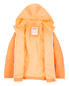 Girls Midweight Athletic Jacket - Orange, image 2 of 3 slides